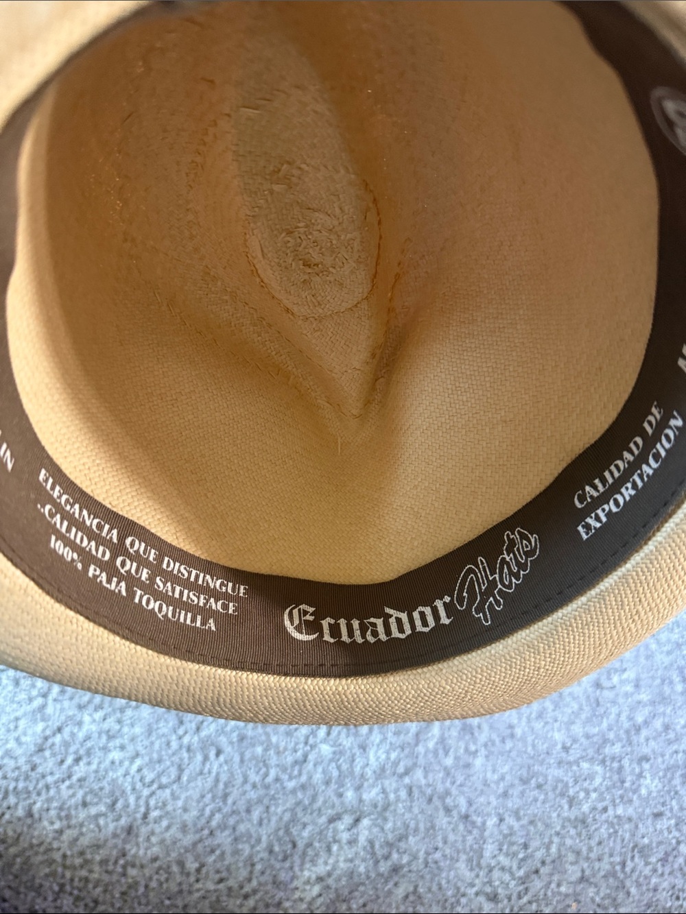 Montecristi 60-Hand Woven in Ecuador-Panama Hat-Cream - Picture 12 of 15
